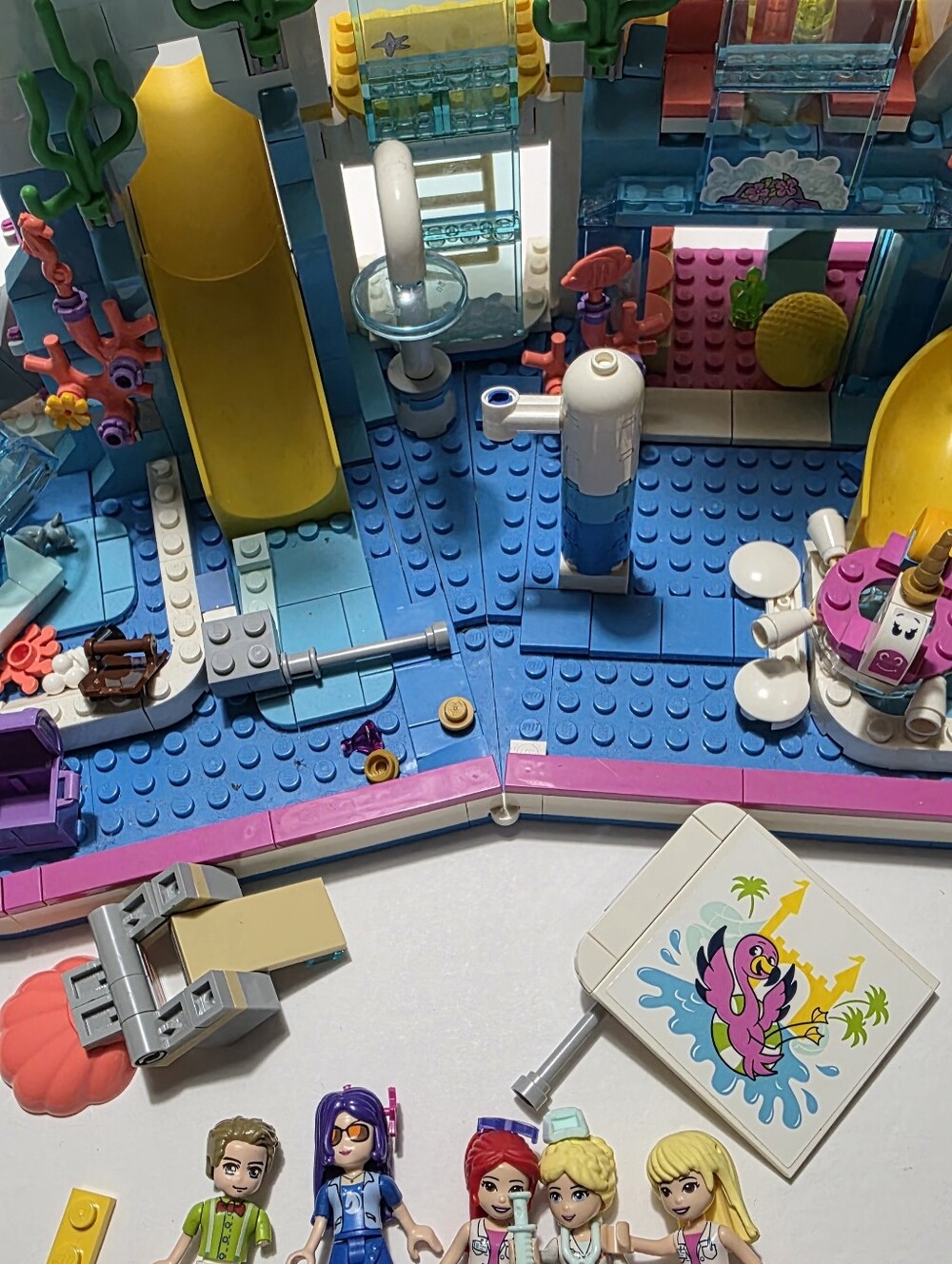 Lego 41430 FRIENDS Summer Fun Water Park Incomplete Missing Pieces Box & Instruc - Picture 4 of 14